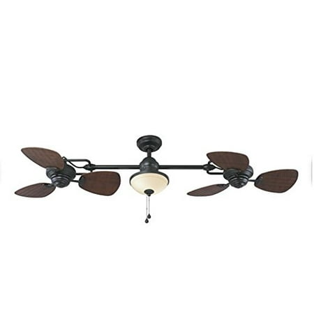 Harbor Breeze Platinum Portes 52 In Aged Bronze Downrod Mount Harbor Breeze Twin Ii 74 In Oil Rubbed Bronze Outdoor Downrod Ceiling Fan