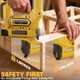 thumbnail image 6 of 18GA Brad Nailer Cordless Compatible with Dewalt 20V, 18 Gauge Nail Gun with 1000 Nials for Wood Carpentry, Brushless, 2 Mode, 5/8 to 1-1/4 Inch, With 1*2.0AH Battery and charger, 6 of 7
