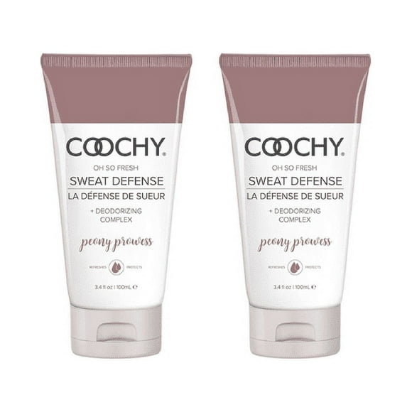 COOCHY Sweat Defense Protection Lotion 3.4 oz - 2 Pack