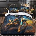 thumbnail image 2 of YingD Boxing Bedding Set Sports Theme Duvet Cover Double Size Red Blue, 2 of 5