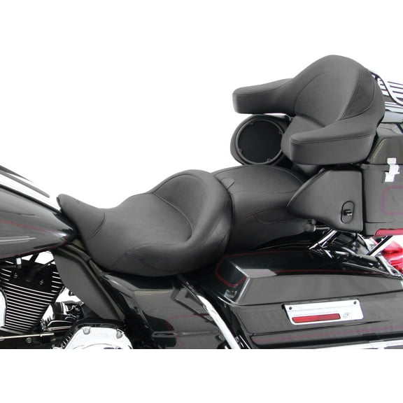 Mustang 79538 Super Touring One-Piece Vintage Seat with Receiver