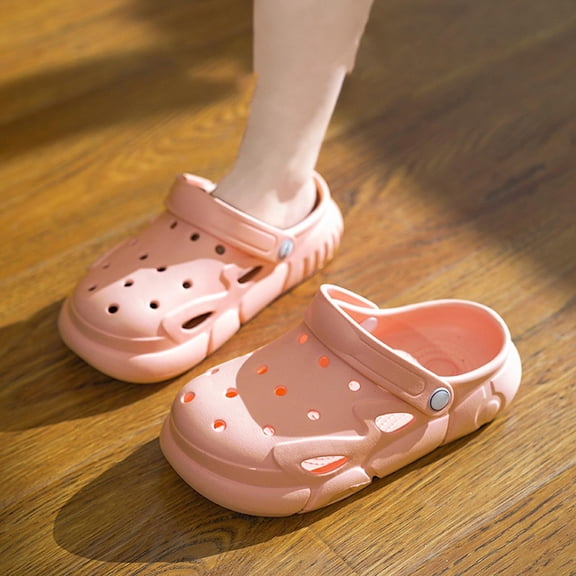 Boys Girls Garden Glogs Slide Sandals Kids Summer Water Shoes Slip On Clogs Indoor Outdoor Children Beach Pool Shoes(11-11.5 Years,Pink)