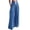 Light Blue, variant on Staron Women's High Waist Casual Wide Leg Pants Solid Pleated Pocket Trousers Loose Straight Full-Length Pants, Light Blue 4XL