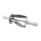 thumbnail image 3 of Cortador de croissant de forma uniforme para uso doméstico, para restaurante, para pan, cuchillo de repostería blanco, 3 of 9