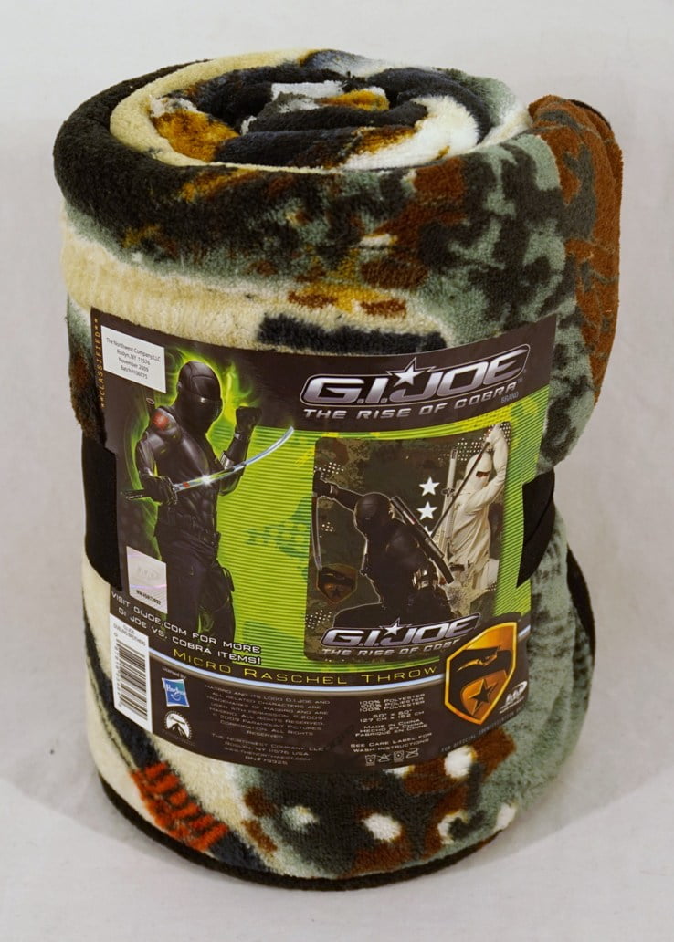 GI Joe The Rise of Cobra 50x60 Micro Raschel Throw Blanket