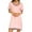 Pink, variant on Cotton Nightgowns for Women Casual Night Shirts for Women Sleepwear Women's Short Sleeve Shirts