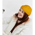 thumbnail image 4 of 2Pcs Unisex Wool Fisherman Beanie for Men Women, Knit Cuffed Fleece Lined Beanies Winter Warm Hat Skull Cap, 4 of 7