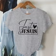 thumbnail image 3 of Just Love Jesus Print Women T-Shirts Christian Jesus Letter Shirt Harajuku Graphic Tops Female Summer Religious Christian Tshirt, 3 of 7
