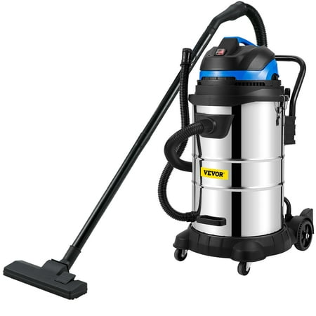 

VEVOR Dust Extractor Collector 13.5 Gallon Capacity HEPA Filtration System Automatic Dust Shaking 1200W Powerful Motor Wet & Dry Vacuum Cleaner Heavy-Duty Shop Vacuum with Attachments