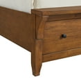 thumbnail image 6 of Joseph Queen Sleigh Storage Bed in Chestnut, 6 of 11