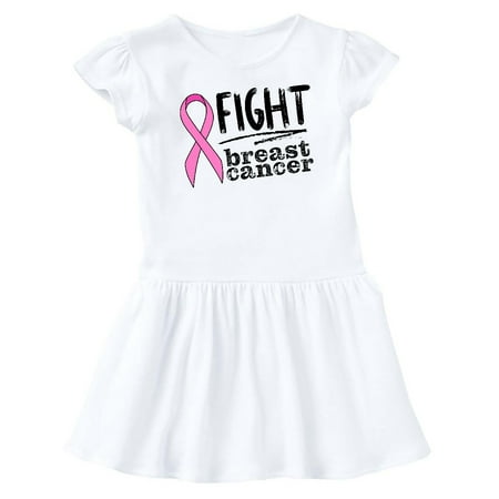 

Inktastic Fight Breast Cancer Pink Ribbon Gift Baby Girl Dress