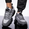 thumbnail image 2 of Running Shoes for Men Chunky Fashion Sneakers Casual Sports Tennis Walking Shoes Lace up Non Slip Breathable Mesh Workout Shoes, 2 of 9