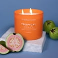 thumbnail image 3 of Pop of Color Tropical Guava Scented Jar Candle, 3 Wick, 14.5 oz, 80 Hours Burn, Fruity, 3 of 5