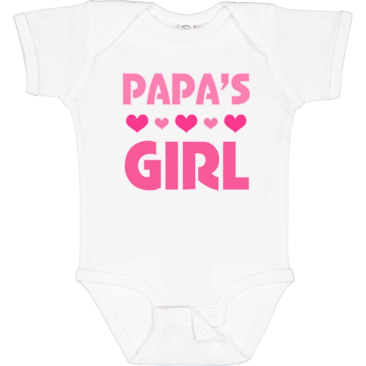 Inktastic Papas Girl Granddaughter Girls Baby Bodysuit