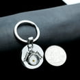 thumbnail image 6 of Uloveido Stainless Steel Mountain Shaped Keychain Climber Jewelry Mustard Seed Keyring Y763, 6 of 7