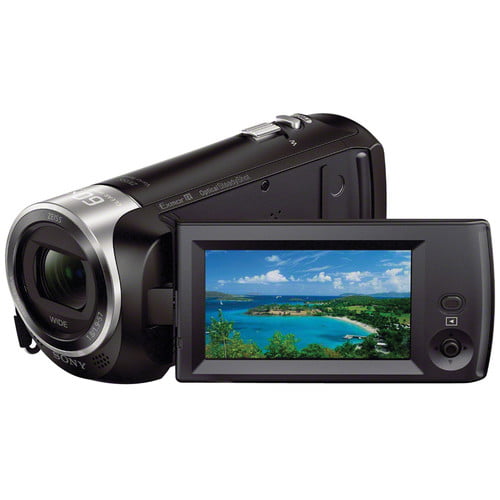 Handycam HDR-CX405 1080p Video Camera +Buzz - Photo Essential Kit - Walmart.com