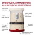 thumbnail image 2 of KneadAce Premium Sourdough Kit for Bread Baking with 34 oz Starter Jar, 9 Piece Set, 2 of 15