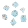 thumbnail image 3 of 2x7pcs Gema Acrílico Dados de Caras Dados Poliédricos D& Claro perfke Juego de dados poliédricos, 3 of 9