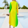 thumbnail image 5 of Robe en Chiffon Sexy Col en V Imprimé Coloré Robes Kawaii Style de Rue pour Femmes Robe Décontractée Cadeau, 5 of 5