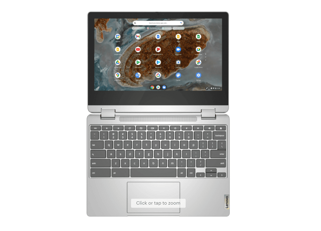 Lenovo - Flex 3 11" 2-in-1 Chrome OS Laptop - Mediatek MT8183 - 4GB Memory - 32GB eMMC - LCD-IPS-Wireless-AC- Grey