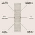 thumbnail image 3 of JONATHAN Y SOUTH BEACH 2 x 8 Runner Rug, Ormond Trellis Geometric - Cream/Gray, SBH109A-28, 3 of 8