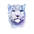 thumbnail image 3 of Animal Duvet Cover Set, Big Wild Cats Themed Print Watercolor Style Leopard Illustration Jungle Wildlife, Decorative 3 Piece Bedding Set with 2 Pillow Shams, King Size, Violet White, by Ambesonne, 3 of 3