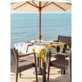thumbnail image 3 of Outdoor Tablecloth with Umbrella Hole for Patio/Picnic/Party/Camping, Sunflowers Dog Waterproof Table Cloth Square Cover Washable, Spring Watercolor Floral Stars Colorful Plaid (54"x 54"), 3 of 8