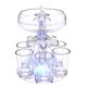 thumbnail image 1 of Dispensador de bebidas para fiestas con 6 vasos de chupito, dispensador de licor, modelos de regalo Lumineux, 1 of 5