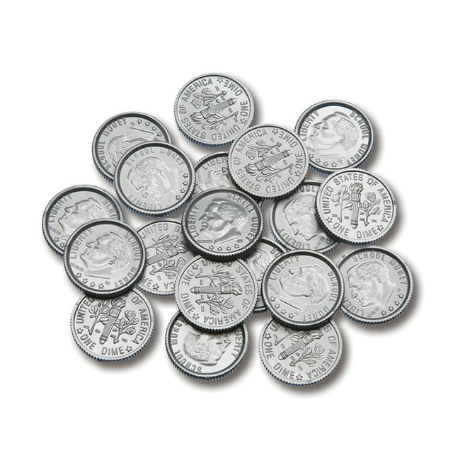 LEARNING ADVANTAGE (12 EA) Pièces en Plastique 100 DIMES 7523BN