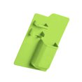 thumbnail image 3 of Soporte para cepillo de dientes Caja de almacenamiento de pasta de dientes de silicona montada en la pared Rejilla para afeitadora de baño, Verde Jumpingount HA003970-02, 3 of 6