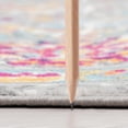thumbnail image 4 of Transitional 2x8 Area Rug (2'2'' x 7'3'') Medallion Aqua, Pink Indoor Runner Easy to Clean, 4 of 9