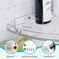 thumbnail image 2 of YAWSOUP Acrylic Corner Shower Shelves,Adhesive Shower Caddy Organizer for Bathroom Storage Home Decor,Clear, Rustproof, No Drilling Bathroom Wall Shelf,2-Pack, 2 of 8