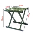 thumbnail image 3 of EGNMCR Folding Stool Portable Small Stool Exquisite Workmanship Military Training Folding Chair Thickened Backrest Chair Train Outdoor Fishing Chair folding stools, 3 of 7