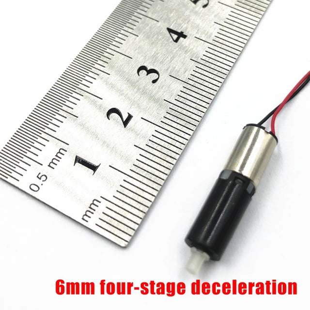 Bgsha 1pc 6mm Planetary Reduction Motor DC 3V 1200RPM Coreless Gearbox High Transmission For DIY Robot Car