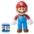 thumbnail image 1 of Figura de acción Super Mario coleccionable Mario de 10 cm con accesorio POW, 1 of 7