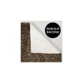 thumbnail image 5 of mDesign 100% Polyester Luxury Rectangular Spa Mat Rugs, Plush Water Absorbent - for Bathroom Vanity, Bathtub/Shower, Machine Washable - Runner, Standard & Small Rug, Set of 3 - Heather Chocolate Brown, 5 of 8