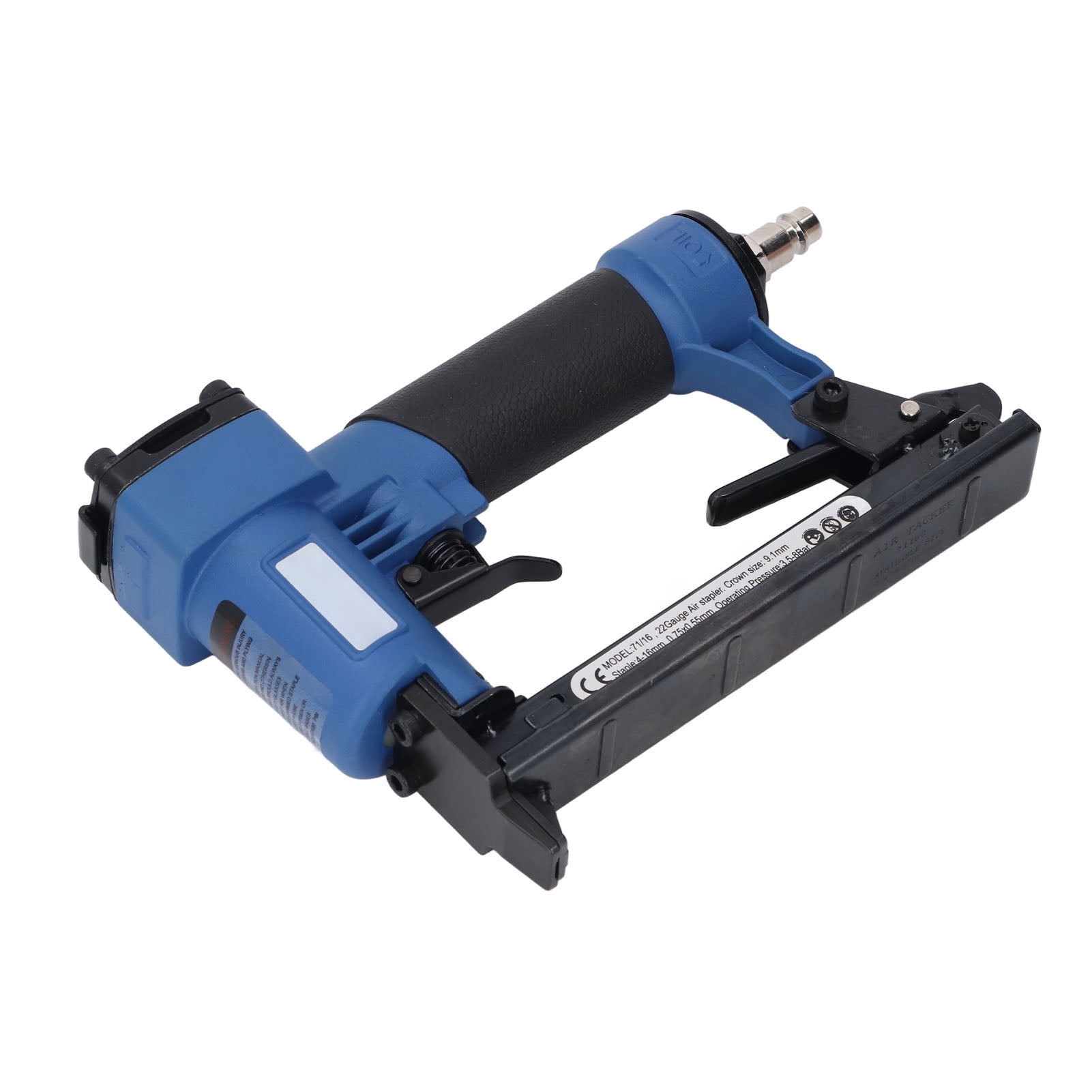 YAHHU Air Brad Nailer Pneumatic Staple Gun for 22 Gauge 4-16 mm (0.16-0.63 in) Nails Woodworking Crafts and Interior Decoration Multi Tool Heavy Duty Reliable Hardware for DIY Home Projects