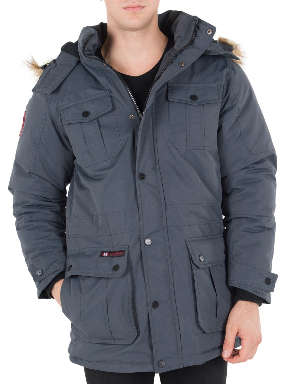 Canada Weather Gear - Canada Weather Gear Men's Insulated Jacket (Big ...