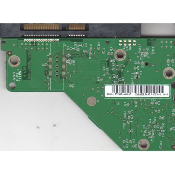 WD7502ABYS-18A6B0, 2061-701567-400 AD, WD SATA 3.5 PCB