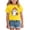 HLshirt272-Yellow, variant on xaweyi Girls Halloween T Shirt Cute Ghost Graphic Short Sleeve Crew Neck Kids Holiday Wear,Sizes 8-9 Years