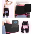 thumbnail image 4 of Hip Brace Thigh Compression Sleeve,Waist Trainer for Women, High Compression Slimmers Exercise Wraps,Compression Brace for Hamstring, Injuries, Nerve Pain Relief,Black,Large, 4 of 5