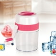 thumbnail image 2 of Home Mini Hand Crank Manual Ice Crusher Shaver Kids Shredding Snow Cone Maker Machine Household Product, 2 of 4