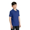thumbnail image 4 of Port Authority Youth Silk Touch Polo-XS (Royal), 4 of 6