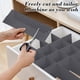 thumbnail image 5 of Paneles divisorios para cajones | Divisores de plástico ajustables (paquete de 5) | Personalizables, se adaptan a la mayoría de los cajones | Blanco, negro, rosa y gris | Organiza ropa interior, 5 of 6