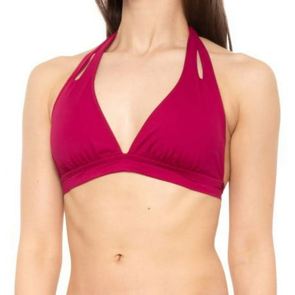 La Blanca Womens Island Goddess Halter Bikini Top