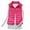Hot Pink, variant on Women's Vests Padded Lightweight Vest for Women, Turn-down Collar Quilted Gilet with Zip Pockets