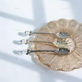 thumbnail image 5 of Juego de cucharas de te y café con Cuchara de aleación antigua de cristal retro Sincero (paquete de 5), 5 of 5