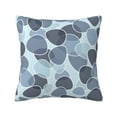 thumbnail image 1 of YFYANG Square Decorative Throw Pillow Case, Blue Abstract Geometry Bedroom Sofa Car Cushion Cover, 26"x26" (Pillowcase without pillow), 1 of 9