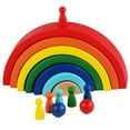 thumbnail image 3 of Blocs de Construction Colorés, Blocs d'Empilement Colorés Éducatifs 6PCS pour la Maternelle, 3 of 8