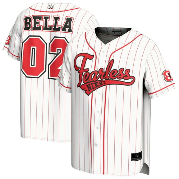 Youth ProSphere White Nikki Bella Fearless Baseball Jersey
